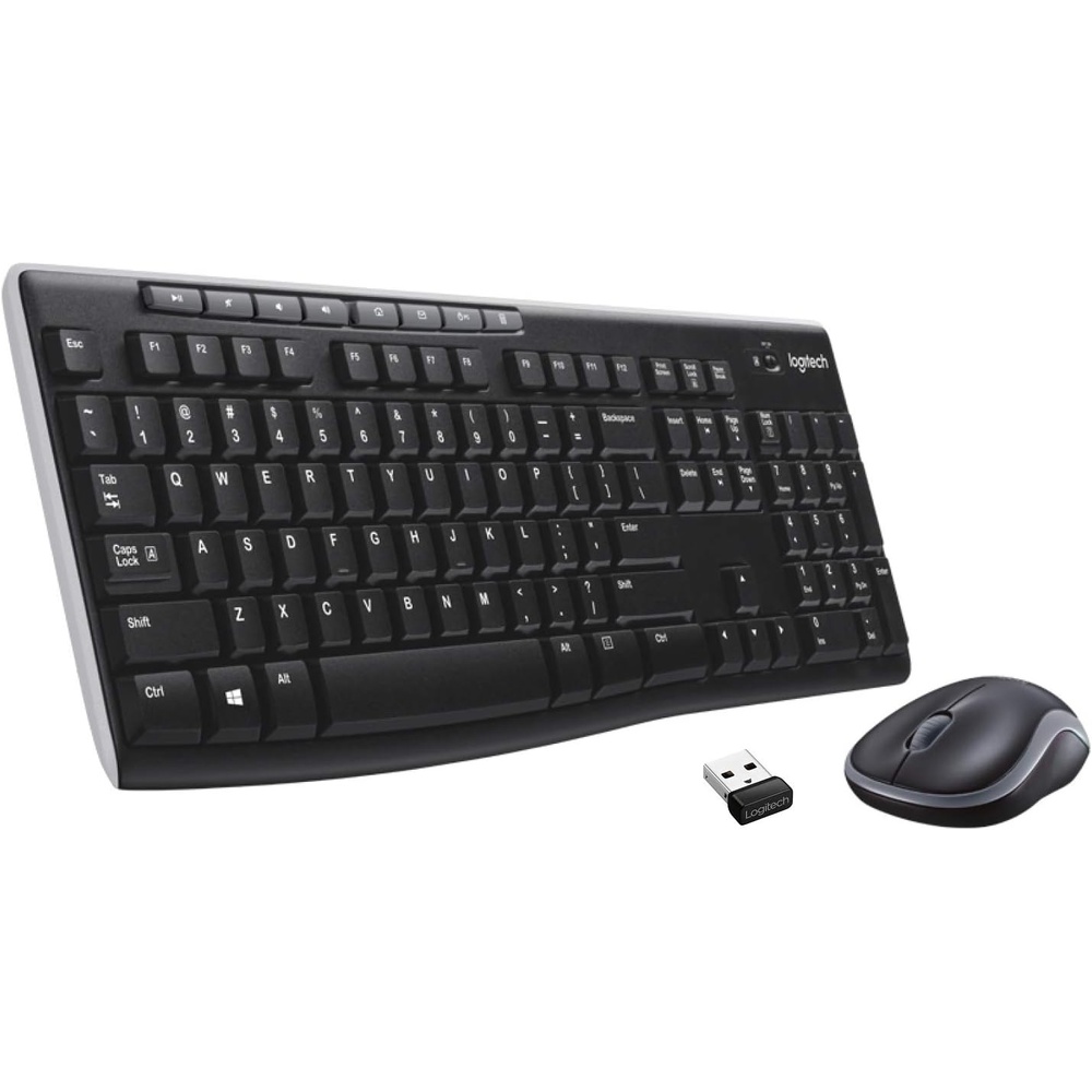 image:imageLogitech Wireless Combo MK270 Compatible DevicesPersonal Computer4 PackBlack