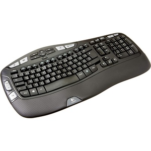Logitech K350 Keyboard – Wireless Connectivity – RF – Black – USB Interface (Renewed)