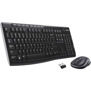 Logitech Wireless Combo MK270, Compatible Devices-Personal Computer,4 Pack(Black)