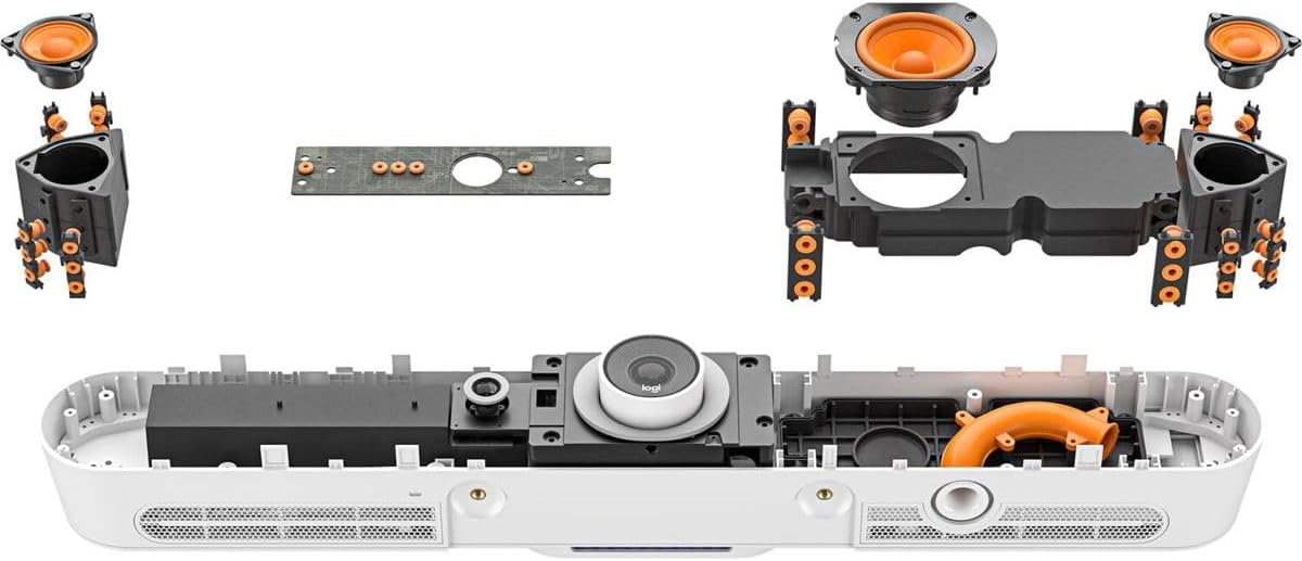 image:imageLogitech SML Room Universal VC Appliance with Tap Rally Bar Mini Graphite Small Room Size Supported