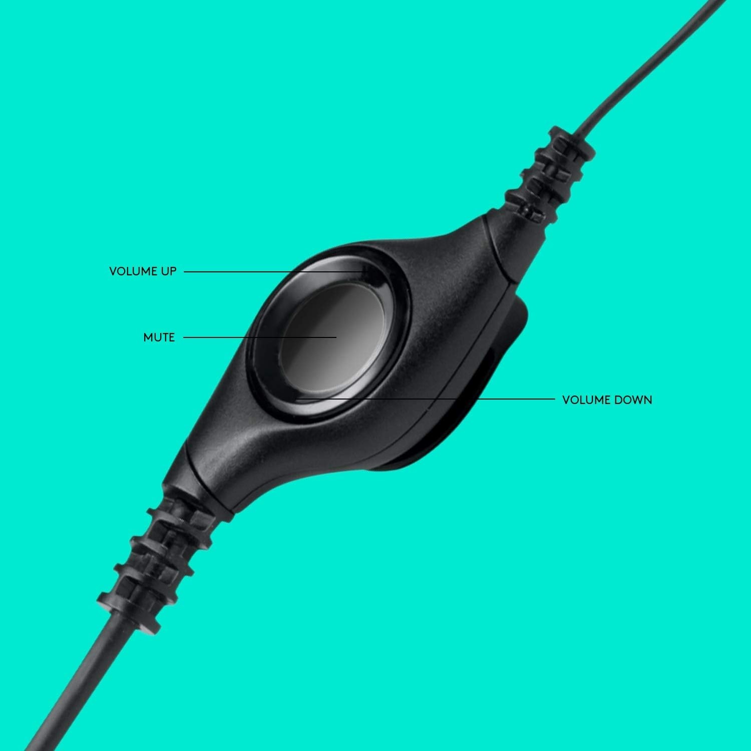 image:imageLogitech USB Headset H390 with Noise Cancelling Microphone Includes Headphone Cleaner with Microfiber Cleaning Cloth Bundle