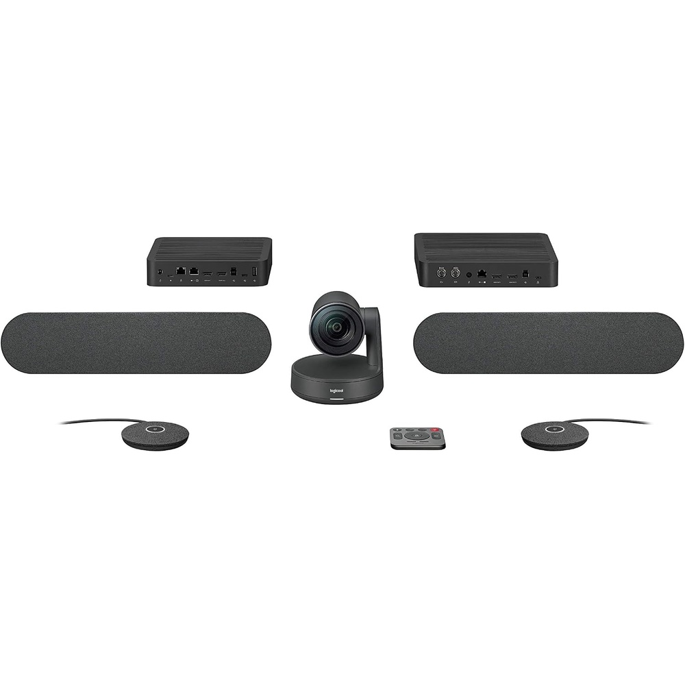 image:imageLogitech Rally Plus Video Conference Ki Rally Plus 4K Ultra HD 15x 960001242 Rally Plus 4K Ultra HD 15x 720p1080p1440p 60 fps 45 m 27 dB
